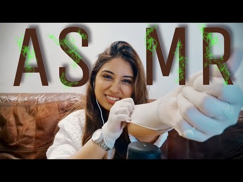ASMR | Latex Glove Sound | Don't Miss The End, Random Gloved Hand Movement, | THE VJ ASMR