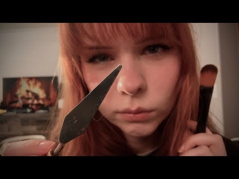 ASMR Perfectionist Artist Sculps and Paints Your Face (Youre the Masterpiece) Camera Touching