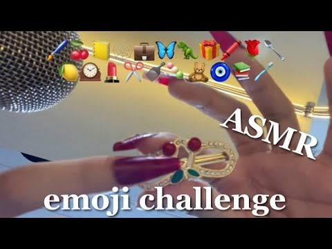 ASMR Emoji challenge 