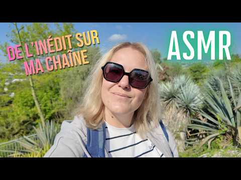 ASMR FR 😱 DE L'INÉDIT SUR MA CHAÎNE : Vidéo en extérieur 🌳