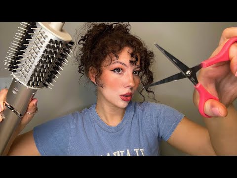 ASMR Fast ✂️ Hair Stylist Roleplay (personal attention)