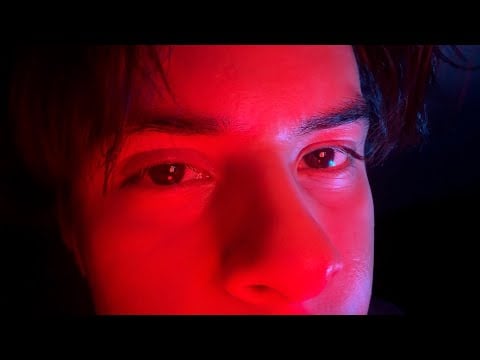 ASMR close up inaudible whispering mouth sounds