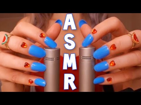 ASMR for Sleep 🌟Mic Scratching, Mic Touching, Ear to Ear Triggers, Fabric Scratching ~ No Talking