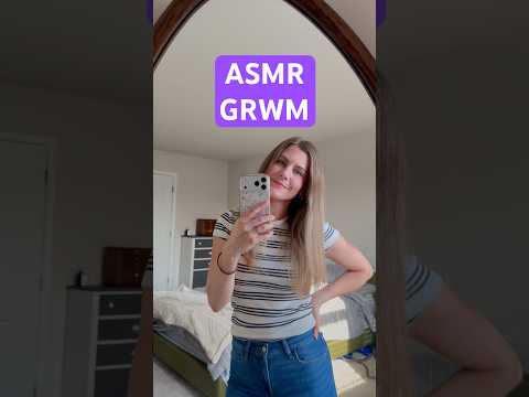 GRWM while I whisper Romans 6:23 💜 #asmr #grwm #christianasmr