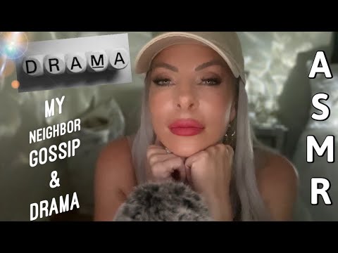 ASMR Clicky Whisper Rambles For Sleep | ⭐️ My Neighborhood Drama & Gossip