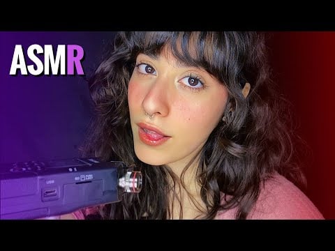 ASMR TASCAM INAUDÍVEL + SONS DE BOCA e SONS DE MÃOS