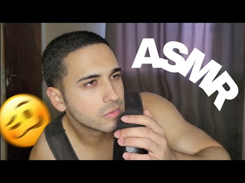 ASMR mascar chiclete / sussurros inaudíveis e sons de respiração