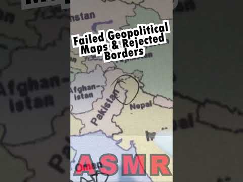 Tracing Failed Geopolitical Maps & Rejected Borders ! #asmrtracing #asmrfacts #asmrhistory