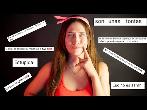 Leyendo los comentarios de los HATERS | ASMR Español | Asmr with Sasha