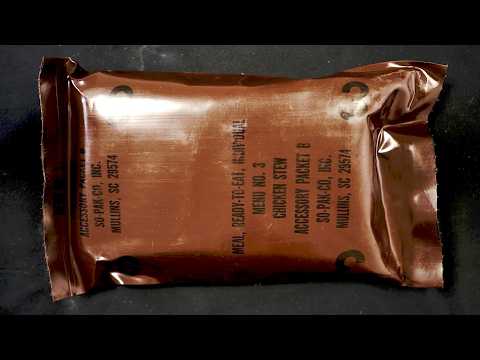 ASMR Old US MRE from 80s (expired?)