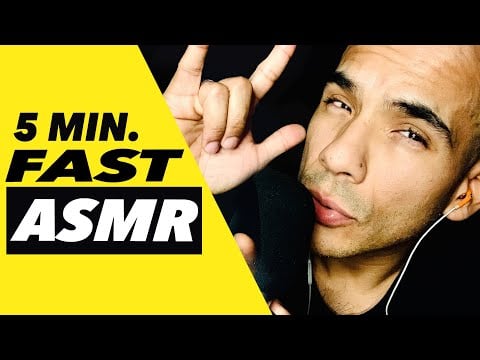 5 MINUTES OF THE FASTEST & MOST AGGRESSIVE ASMR / 1000% TINGLES GUARANTEED / BRAIN MELT