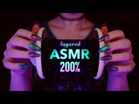 ASMR | 200% layered High Sensitivity, Slow Ear Massage - no talking, lotion, cupping