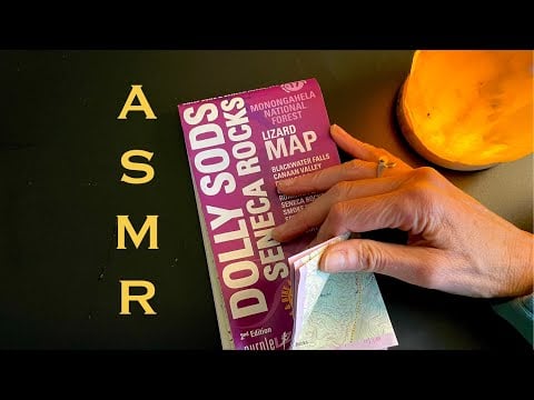 Topographical Map of Dolly Sods, Discussing Hiking, Backpacking, Camping ASMR