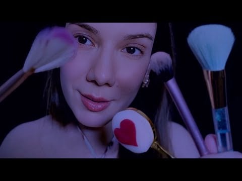 ASMR Com DELICADEZA❣️ PINCELANDO SEU ROSTO Para ALTO NIVEL DE SONOLÊNCIA | Tuc tuc tuc