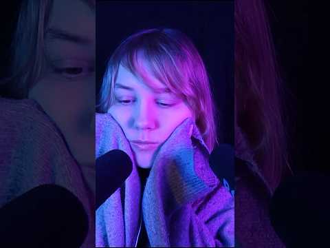 squishy squishy mouth sounds 💙💜 full length video on my patreon! #asmr
