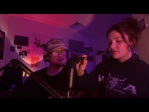 my girlfriend tries asmr for the first time