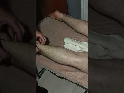 TURKISH MASSAGE TO RELAX THE MUSCLES IN THE HIND LEGS #satisfying #relaxing #asmr #shorts #massage