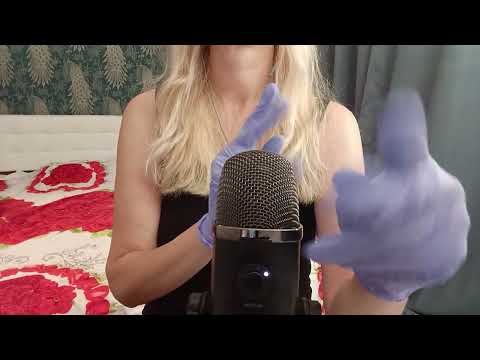 ASMR Pure Tingles:  Violet Gloves (No Talking)