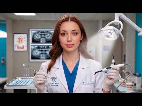 Dentist Visit ASMR Ita Roleplay: Sounds of Latex Gloves and Light 🧤💤