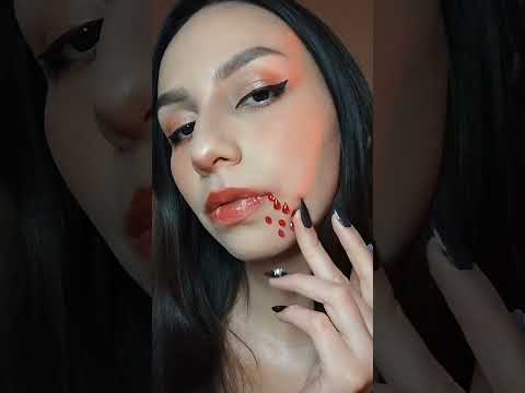 Vampira makeup #asmr #makeuptutorial