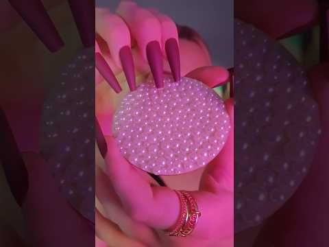 #asmr pearl rhinestone coaster scratching (I filled in the gaps yay)