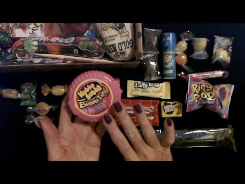 ASMR | 1980s Candy Box Show & Tell Part I (Soft Spoken)