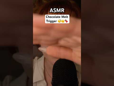 Enjoy full ASMR 👆🏻 Chocolate melt, mouth sounds, trigger words 😴
