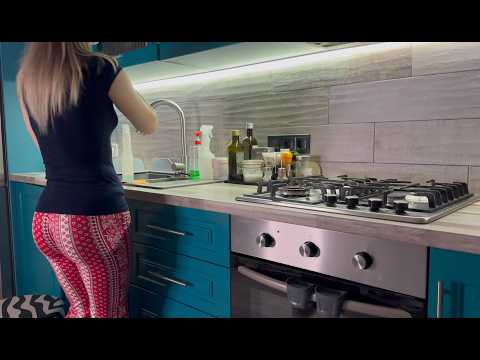 Relaxing ASMR Kitchen Cleaning | Satisfying Kitchen Cabinet Refresh 4K