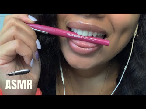 ASMR | Pen Noms 🖊 Mouth Sounds 👄