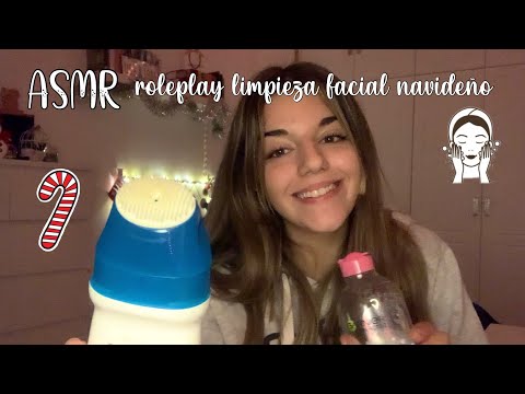 Semana de Adviento ASMR 🎄 - Roleplay LIMPIEZA FACIAL para la época navideña 💆🏻‍♀️🧼 | Paulichi21