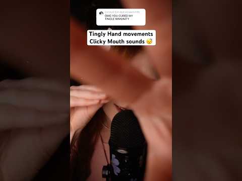 Longer ASMR 👆🏻Hand movements and Mouth sounds ASMR 😴