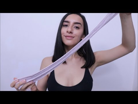 ASMR EN ESPAÑOL - HACIENDO SLIME CON 2 INGREDIENTES