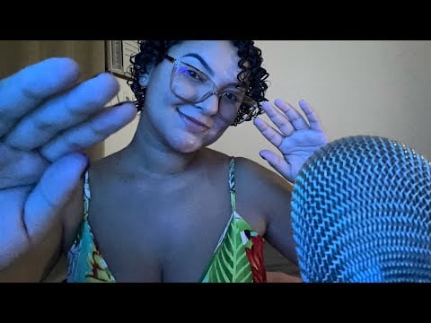 ASMR: CLICA AQUI PARA ALIVIAR SUA ANSIEDADE (mãos na tela, sons de creme e sons de boca) 