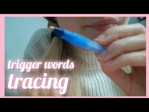 lofi asmr | tracing trigger words on your face 🌙 [personal attention & guess the word]