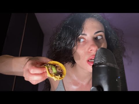 I've just published the Tingliest Taco Eating | ASMR with Mouth Sounds