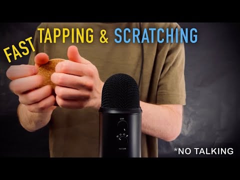 ASMR Fast Tapping & Scratching on Tingly Textures ✨ (No Talking)
