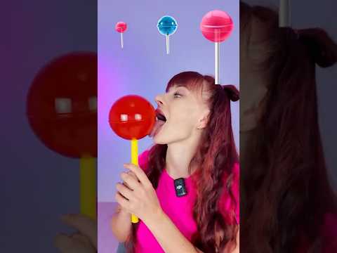 ASMR Big Medium Small Lollipops #asmr #challenge