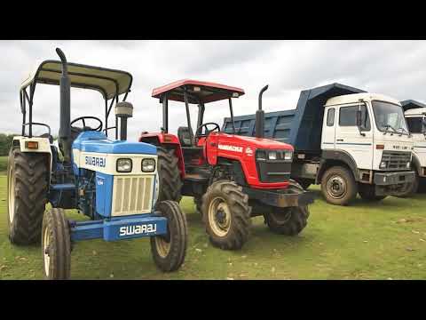 JCB 3dx Loading Mud in Tata  Truck and john Deere tractor and Swaraj Tractor PE