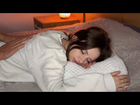 ASMR Soft Pajama Scratching & Hair Brushing 💤 Deep Sleep Relaxation ✨