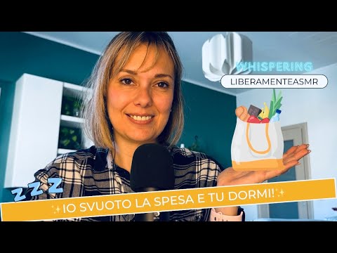 Asmr ita Whispering ✨Svuoto la mia spesa!✨#haul