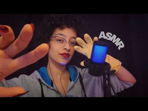 ASMR | GATILHOS VISUAIS E MOVIMENTOS COM AS MÃOS + SONS DE BOCA
