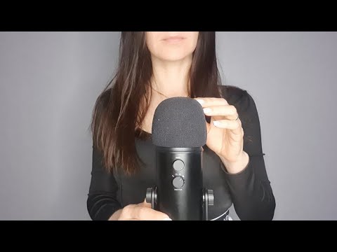 ASMR fast and aggressive, slow and sensual mic scratching