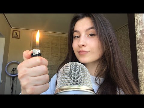 Asmr 100 triggers in one minute💕Асмр 100 триггеров за одну минуту 💕