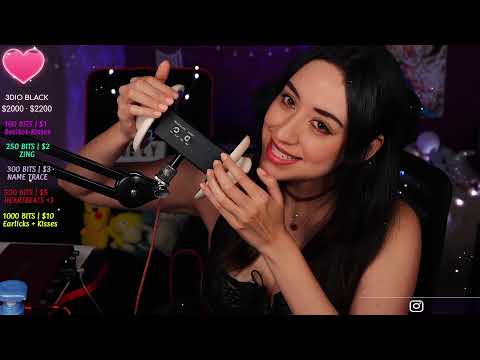 🌙VAMOS A DORMIR ASMR EN VIVO/LIVE 🌙!zing !tip !cofres !earlicking