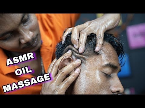 ASMR Heavy Oil Massage For Pure Satisfaction | Heavy Oil Ear Massage ASMR | Neck Cracking ASMR