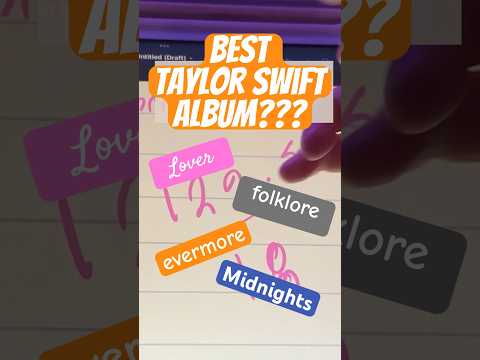 Rating EVERY taylor Swift Album Part 2 #taylorswift #ranking #asmr