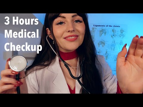 ASMR 3 HOURS Medical Check Up Compilation (Close up Medical Personal Attention)