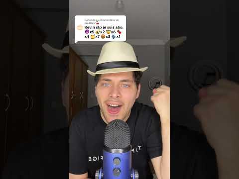 ASMR EMOJI CHALLENGE 🔮🥑🤠🍫🍯🤬🗣️ #asmr #asmrfrançais #emojichallenge #shorts