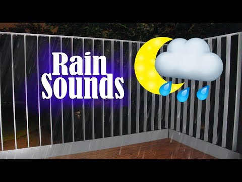 ☔Late Evening Rain sounds [ASMR RAIN]🌧️