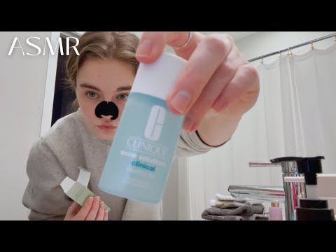 ASMR Lofi Skincare Routine 🌬️❤︎🧼